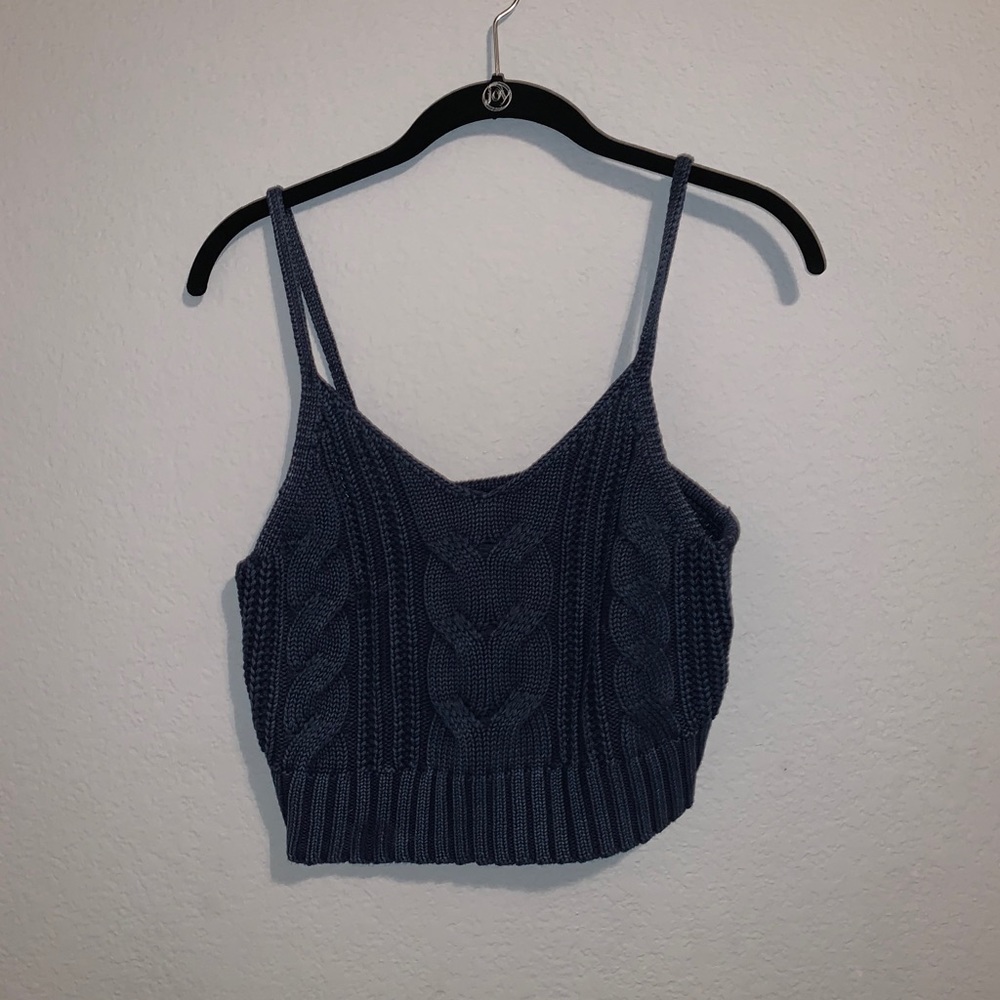 WOMENS AMERICAN EAGLE CROCHET TANK TOP